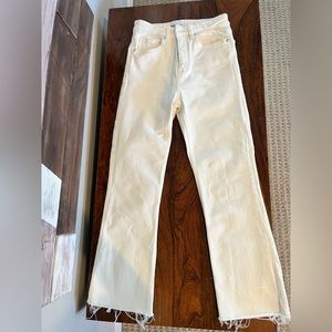 Zara jeans- Ankle cut raw hem